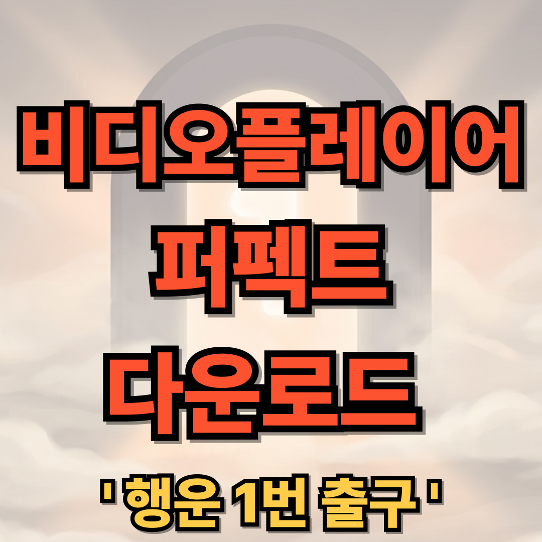비디오 플레이어 퍼펙트 다운로드 설치